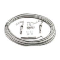 鸣固 304不锈钢户外加粗防滑晾衣绳 钢丝 室外晒被绳 挂衣绳子包塑钢丝绳 4mm包塑[8米全套]KW162735