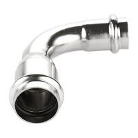 鸣固  不锈钢弯头 给水管供水系统接头304不锈钢90度弯头 异径弯头DN40*32