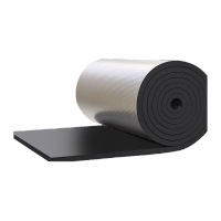 鸣固 铝箔保温棉房屋自粘铝箔隔热棉家用耐高温隔热板防火保温材料 50mm方格压花铝箔+背胶1m*1m