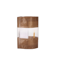 鸣固  PTFE特氟龙法兰保护套 防泄漏飞溅法兰保护罩耐酸碱  DN300