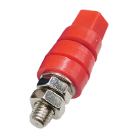 鸣固 JXZ接线柱 面板接线端子50A大电流4mm香蕉插座 M6*45MM 红色 铜 KS029540