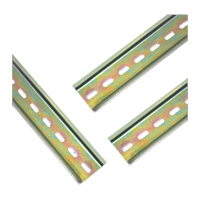 鸣固钢导轨卡槽U型空气开关断路器配电箱导轨卡槽C45导轨国标1.0(厚0.9MM)1米镀彩锌4.2孔MGL0139