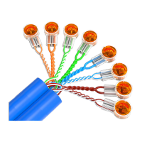 鸣固 接线子K1K2K3 工程级网络接线端子双卡刀电话线对接头 工程级K2 200只 MGL1831 CS529908