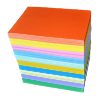 鸣固 ZH4204彩卡纸A4复印纸120g彩色卡纸儿童DIY手工折纸100张装A4彩纸A4 杂色卡纸(十色)x100张