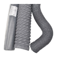 鸣固 ZL2287螺旋伸缩风管 伸缩软管通风排气 高温风管 加强尼龙布风管耐温-15℃-+130℃(10米1条)89mm