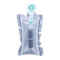 鸣固 ZH4272口红眼影双层加厚气囊袋 护肤品气柱缓冲充气袋 化妆品包装袋中袋加厚款10x20(100个装)