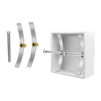 鸣固 86型暗盒修复器 钢片型配螺丝 单只HR