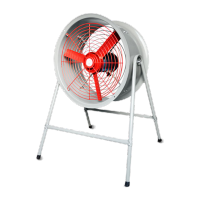 鸣固 防爆风机轴流风机工业220V消防抽风管道式圆筒排气扇工业排气扇轴流风机厨房排风 岗位式CBF-500 220V