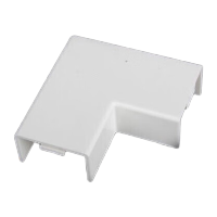 鸣固 pvc线槽配件明装 阴角 阳角 弯头 三通 直接 平弯 广东型线槽配件20*10mm 六个转角