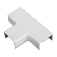 鸣固 pvc线槽配件明装 弯头 三通 直接 平弯 广东型线槽配件30*15mm 六个三通