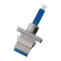 鸣固 光纤适配器转接头 耦合器 法兰盘 工程电信级 单模级红光笔小方头耦合器 LC公-SC母单模 MGL2742