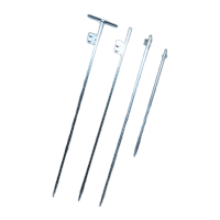 鸣固 镀锌接地针 室外建筑电力工程防雷接地桩 Φ16mm 丁字 100cm CS324022