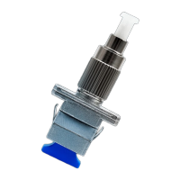 鸣固 光纤适配器转接头 耦合器 法兰盘 工程电信级 单模级红光笔小方头耦合器 FC公-SC母单模 MGL2737