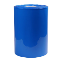 鸣固 PVC热缩管模型配件锂电池组封装塑皮热缩套套 扁宽 68MM 50m/卷 KS988378