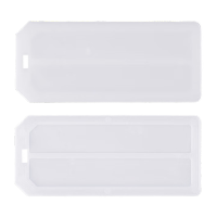 鸣固电缆标识牌ABS塑料手写吊牌电缆光缆通讯防水标签71*32mm无字标牌500只+扎带500根KS172687