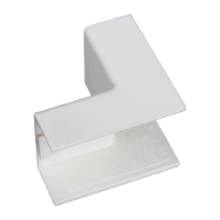 鸣固 pvc线槽配件明装 阴角 阳角 弯头 三通 直接 平弯 广东型线槽配件40*20mm 六个阴角 CS201208