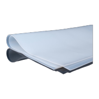 鸣固 硅胶垫片 防震硅胶垫片 耐高温硅橡胶方板透明垫片皮 1米*1米*4mm