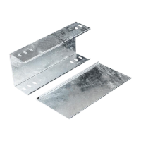 鸣固 铝合金线槽含线槽盖板螺丝连接辅材 50*50*1.5mm *1.0