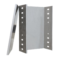 鸣固 白色烤漆线槽弯头 槽式桥架水平弯通 100*100*1.0