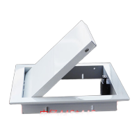 鸣固 铝合金检修口 吊顶托板检查孔 天花盖板墙面检修孔 按压磁吸450*450