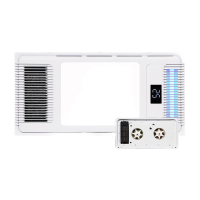 鸣固 风暖浴霸排气扇一体机智能卫生间浴霸灯 五合一集成吊顶浴霸 600-0Y-5 2300w 有线按键