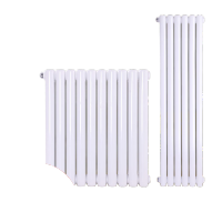 鸣固 5025钢二柱壁挂防烫散热器 水暖散热片暖气片 钢二柱 中心距600mm高度67cm 16柱