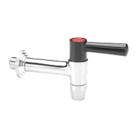 鸣固  开水器水龙头耐高温水嘴商用电热水箱保温桶配件开关 3分加接红柄