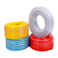 鸣固 软管 PVC纤维增强 1寸(内径25mm)40米(壁厚2.0mm)