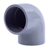 鸣固 MGS0496 CPVC管材管件给水管接头对接器塑料活接配件 CPVC等径90度弯头国标 DN20 3个