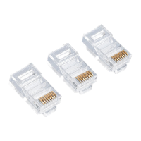 鸣固 超六类非屏蔽8p8c水晶头