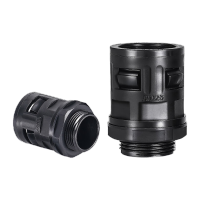 鸣固塑料波纹管接头直插式尼龙快速接头AD21.2 M20*1.5 PA66