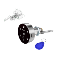 鸣固 智能文件柜锁转舌锁 288-30三联抽屉