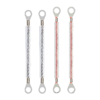 鸣固加塑镀锡紫铜4平方×200mm透明桥架接地线