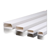 鸣固线槽PVC板阻燃绝缘明装室内穿线槽方槽30*15 10只装 KD952953