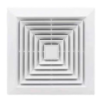 鸣固 ZL3017换气扇天花排气扇吸顶式强劲排风扇 面板31cm开孔27cm KD172543