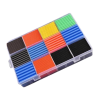 鸣固 热缩管 绝缘收缩套管彩色套装数据线修复电工电线保护套 2倍560根彩色[盒装] 2盒 CD491493