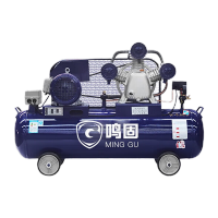 鸣固 空压机 220V工业型 皮带式空气压缩机 V-0.25/8(单相) 2.2KW