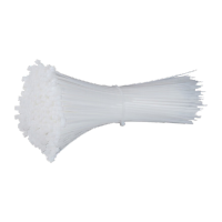 鸣固 白色尼龙扎带-40度耐低温加厚 4.8mm*300mm 1000根