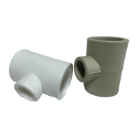 鸣固 PPR水管接头管件配件规格齐全异径三通白色T63x32mm