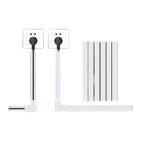 鸣固 线槽 40x100x1.5mm PVC 1米一根 属于定制品 不退不换