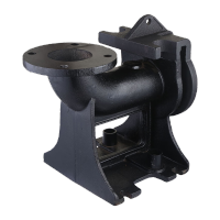 鸣固 水泵耦合器水泵耦合装置DN型排污泵自耦器 铸铁直径80mm(含底座、螺栓)