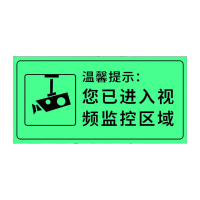 鸣固 厕所标识牌提示语贴纸 (2张夜光膜)您已进入D407款-16x22cm