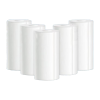 鸣固 一联面单快递单电子面单三防热敏打印标签纸空白面单纸不干胶便携式快递单 空白一联76x130 50张×5卷