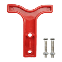 鸣固 适配安德森电动叉车充电插头 50A大电流红色拉手 电瓶接插件 MGL0348TS060955490