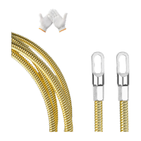 鸣固 电工穿线器 20米弹簧钢 手动拉线器[滑轮]送手套束线器 TS076025235