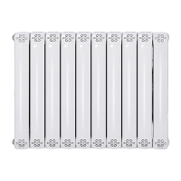 鸣固 暖气片 铜铝壁挂式散热器 防烫 中心距600mm 高度65cm 10柱 TS162394000