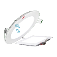 鸣固TS125090291 LED超薄方形面板灯 18W 开孔205-210mm