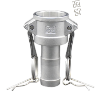 鸣固 304不锈钢扳把卡扣式水管快速接头 C型*2(DN50)TS078785792