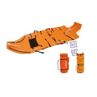 鸣固 KW674573TS099032457 超轻多功能EVA材质卷式软担架 桔色 消防急救救生