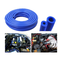 鸣固工业级挤出硅胶暖风管蓝色内径8MM(8x14)单层编织线 TS108754009